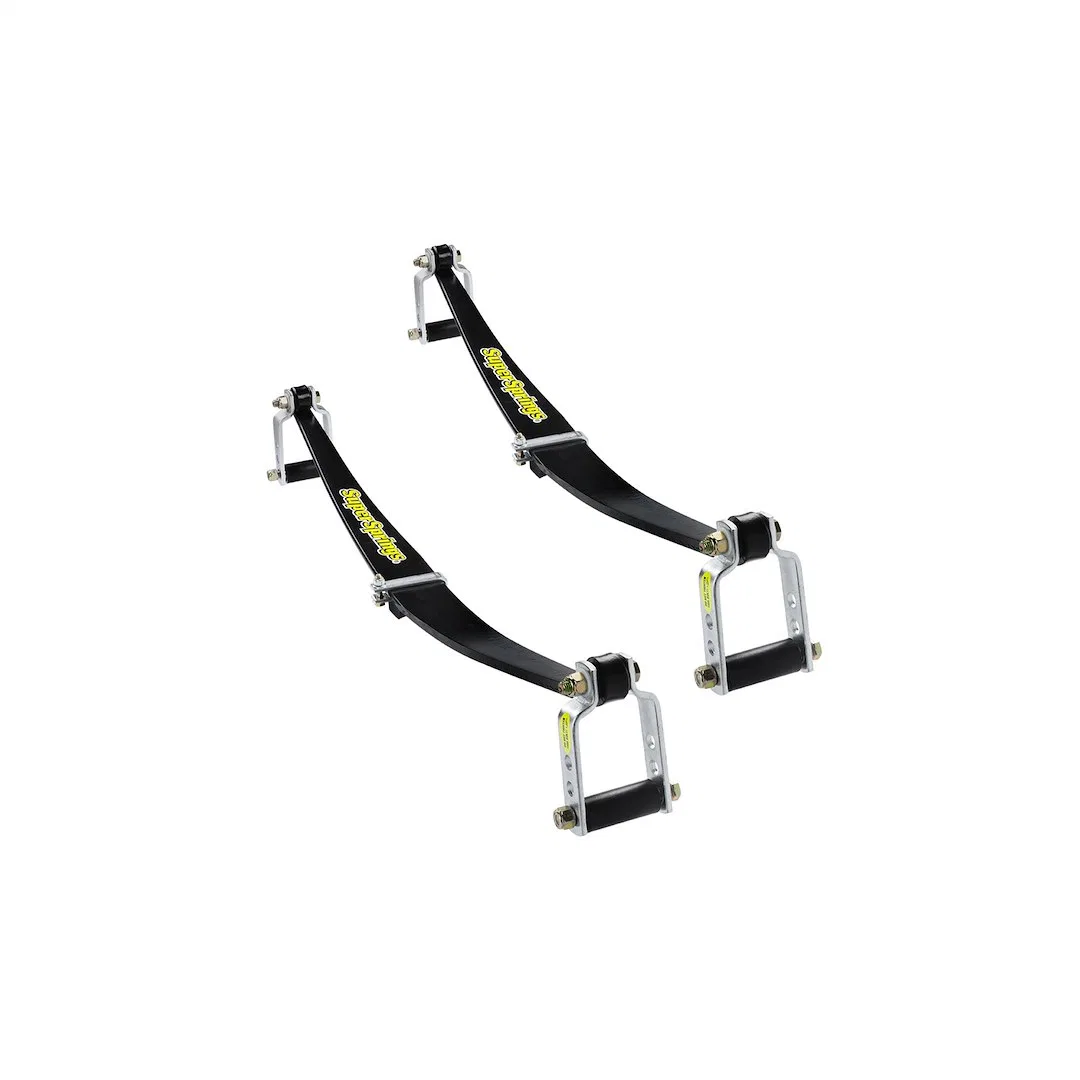 SSA42 – SUPERSPRINGS Helper Spring Kit, Leaf Spring Design Rear Upper 2.5 Inch Width 1650 Pound Load Capacity Per Set...